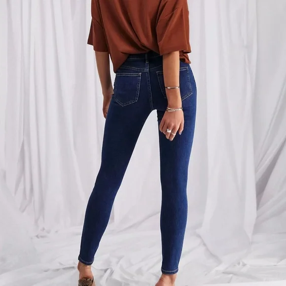ASOS DESIGN High Rise Ridley Skinny Jeans 28/30 - Picture 2 of 3